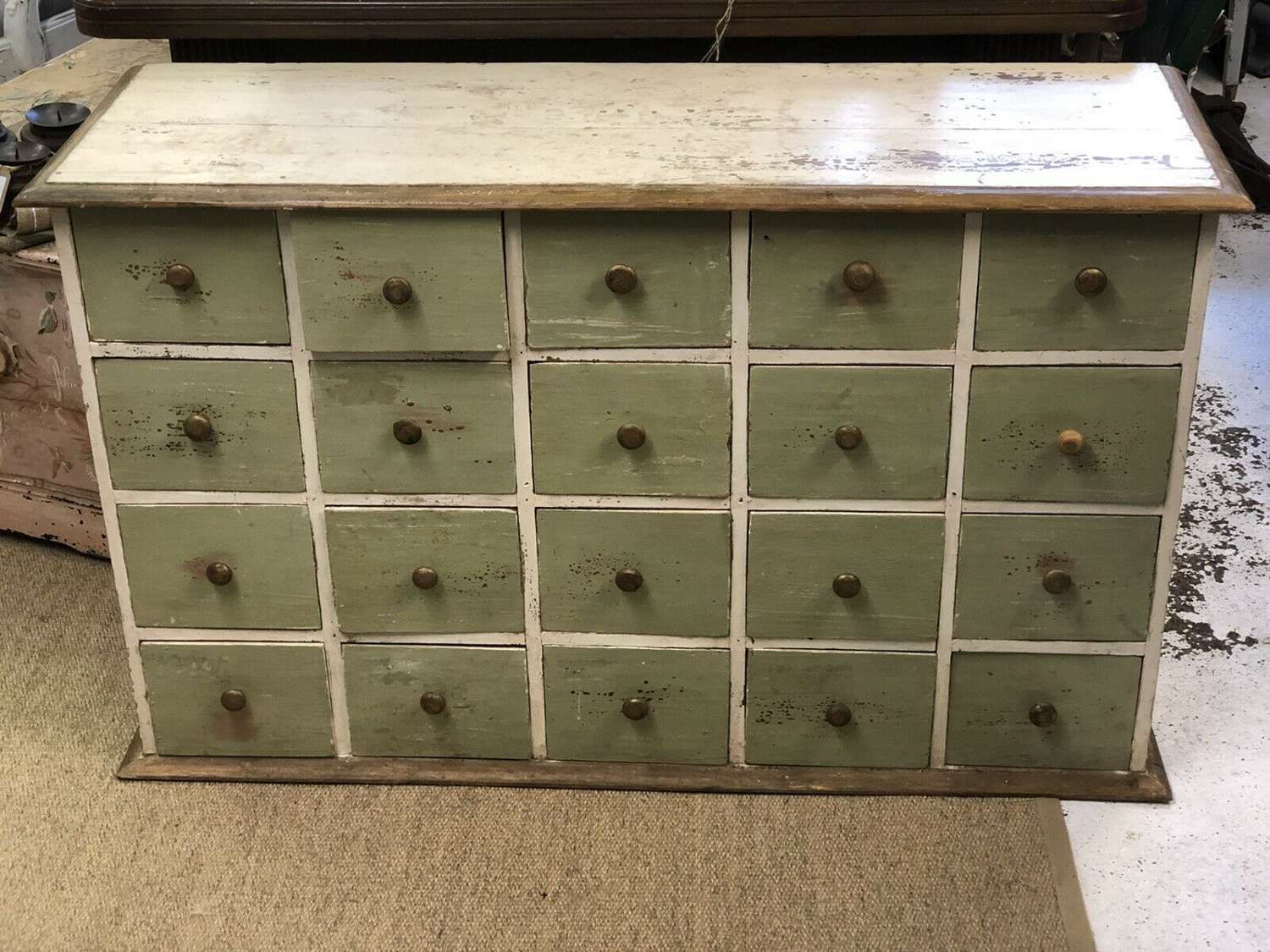 19th Century bank of drawers