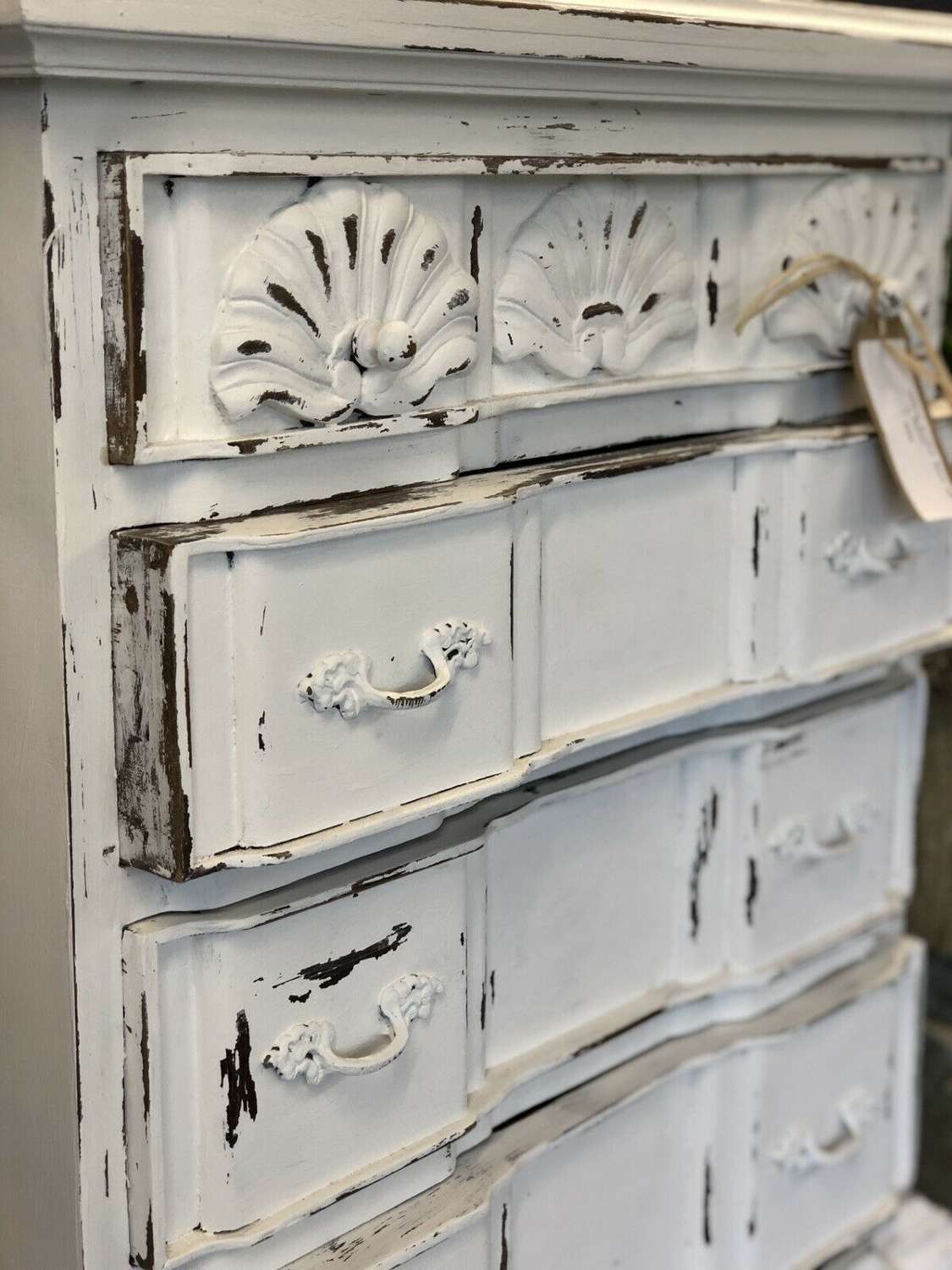White painted chest 