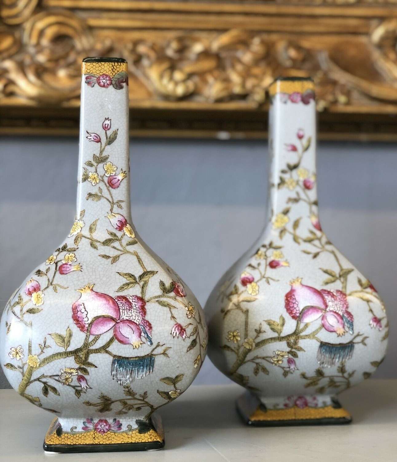 A pair of Chinese vases