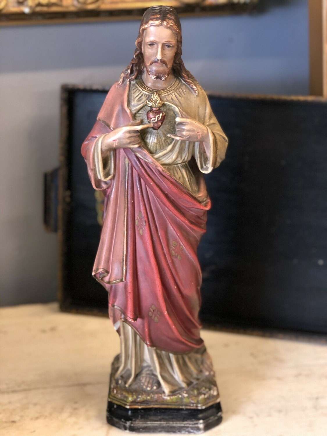 French statue of Jesus