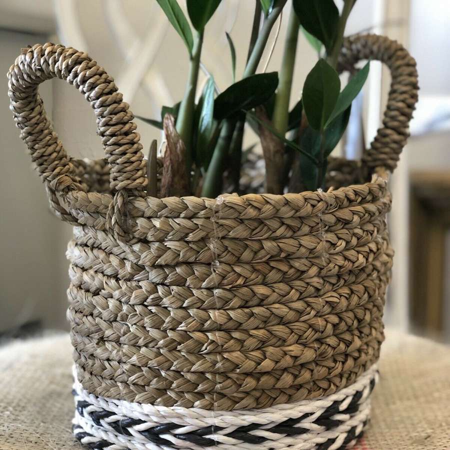 Handmade Fair Trade Seagrass Basket.