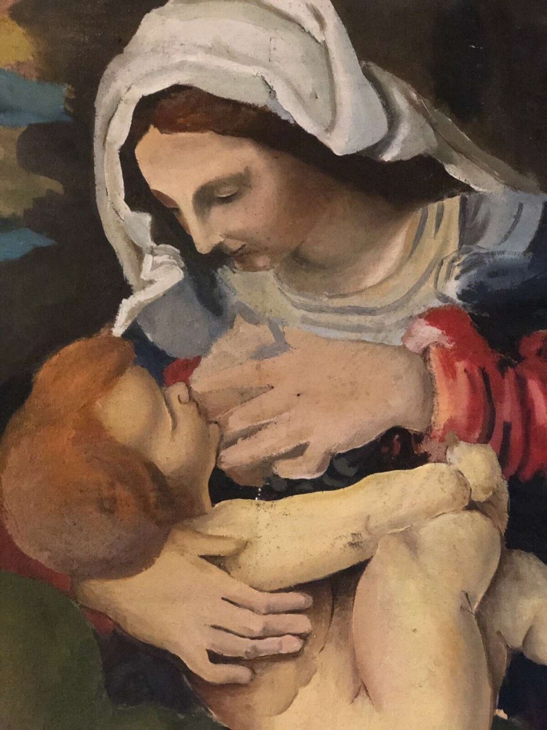 Madonna old master painting