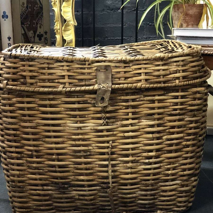 Antique wicker basket