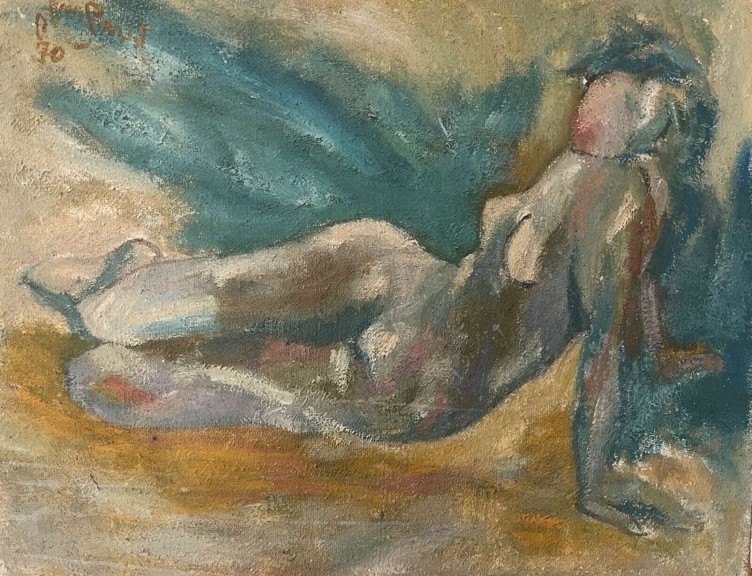 French nude on canvas