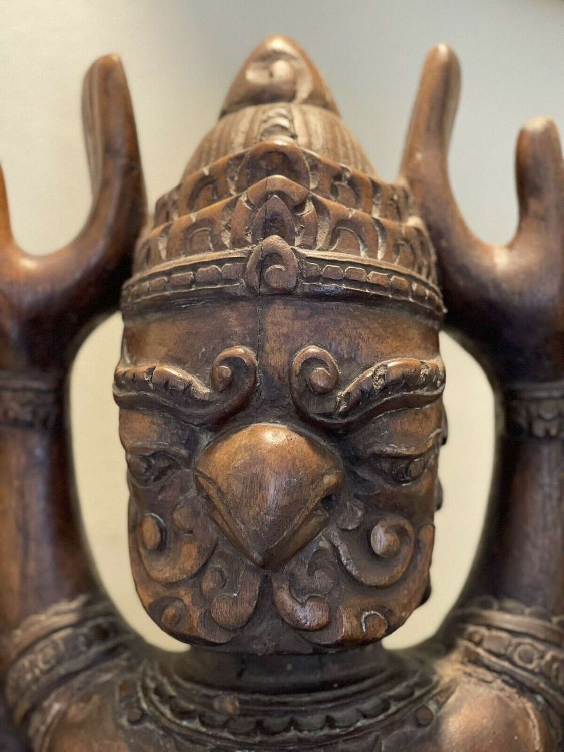 Vintage carved Indian Deity