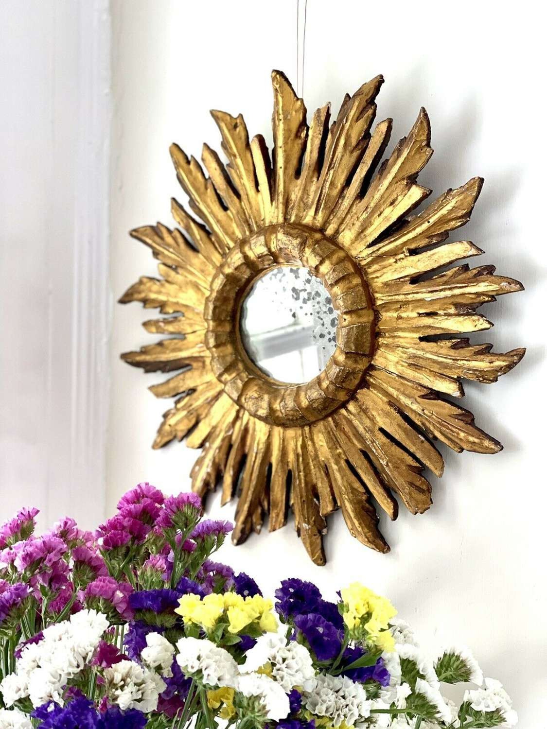 Italian starburst gilt mirror