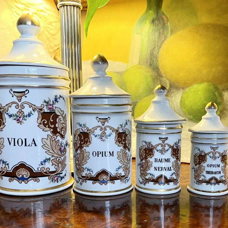 French apothecary jars