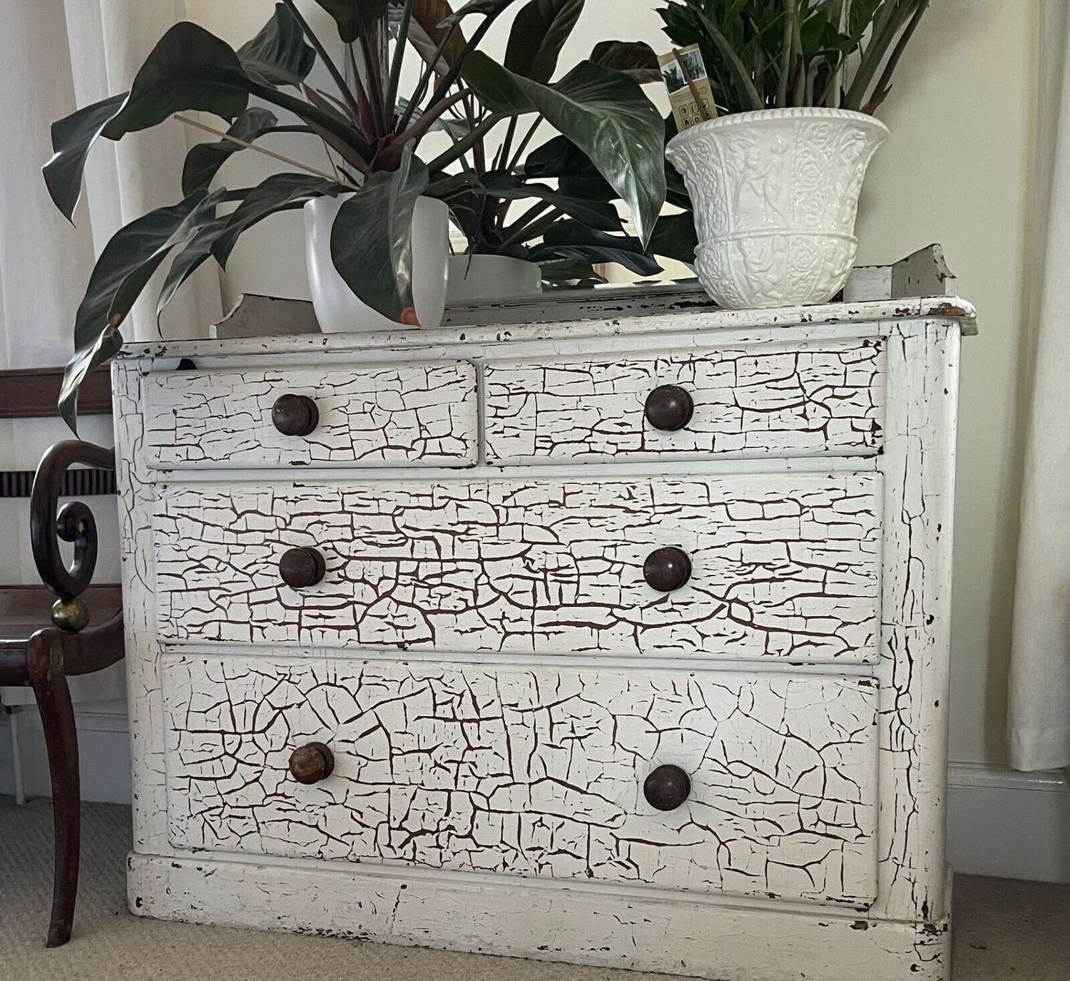 19th Century painted chest of drawers 