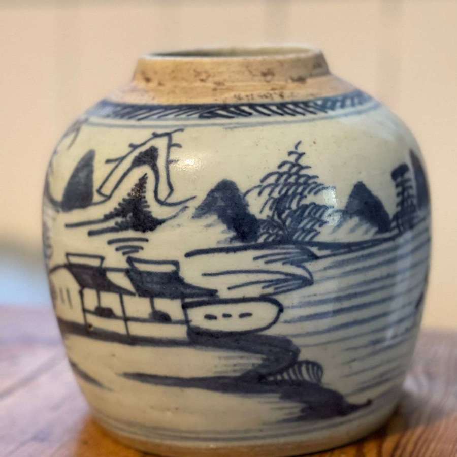 A Late Ming Dynasty Chinese Ginger Jar.