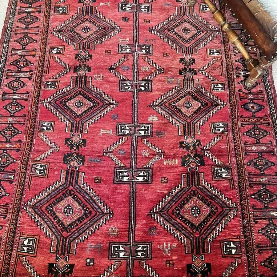Vintage Turkoman Afghan Rug