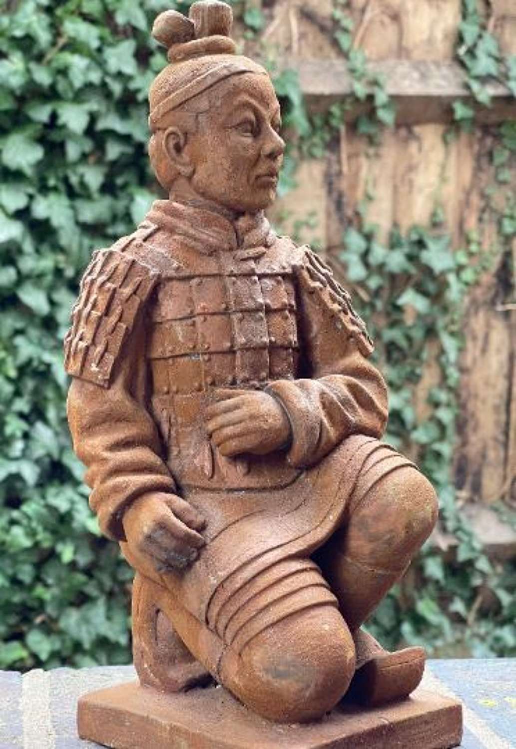 Rusty iron style Terracotta warrior