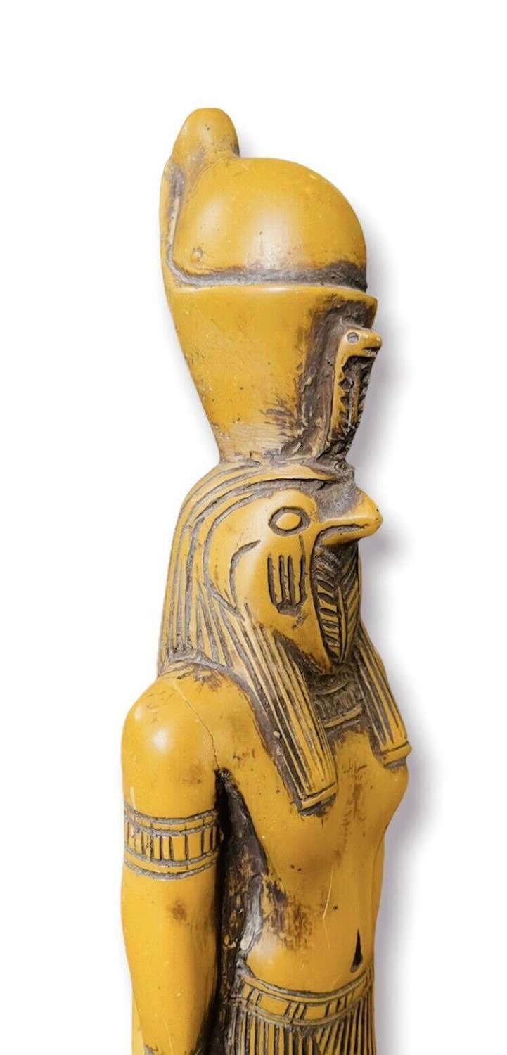 Egyptian statue of the god Horus
