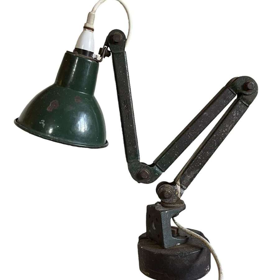 Vintage industrial EDL Anglepoise Machine Lamp Circa 1940's