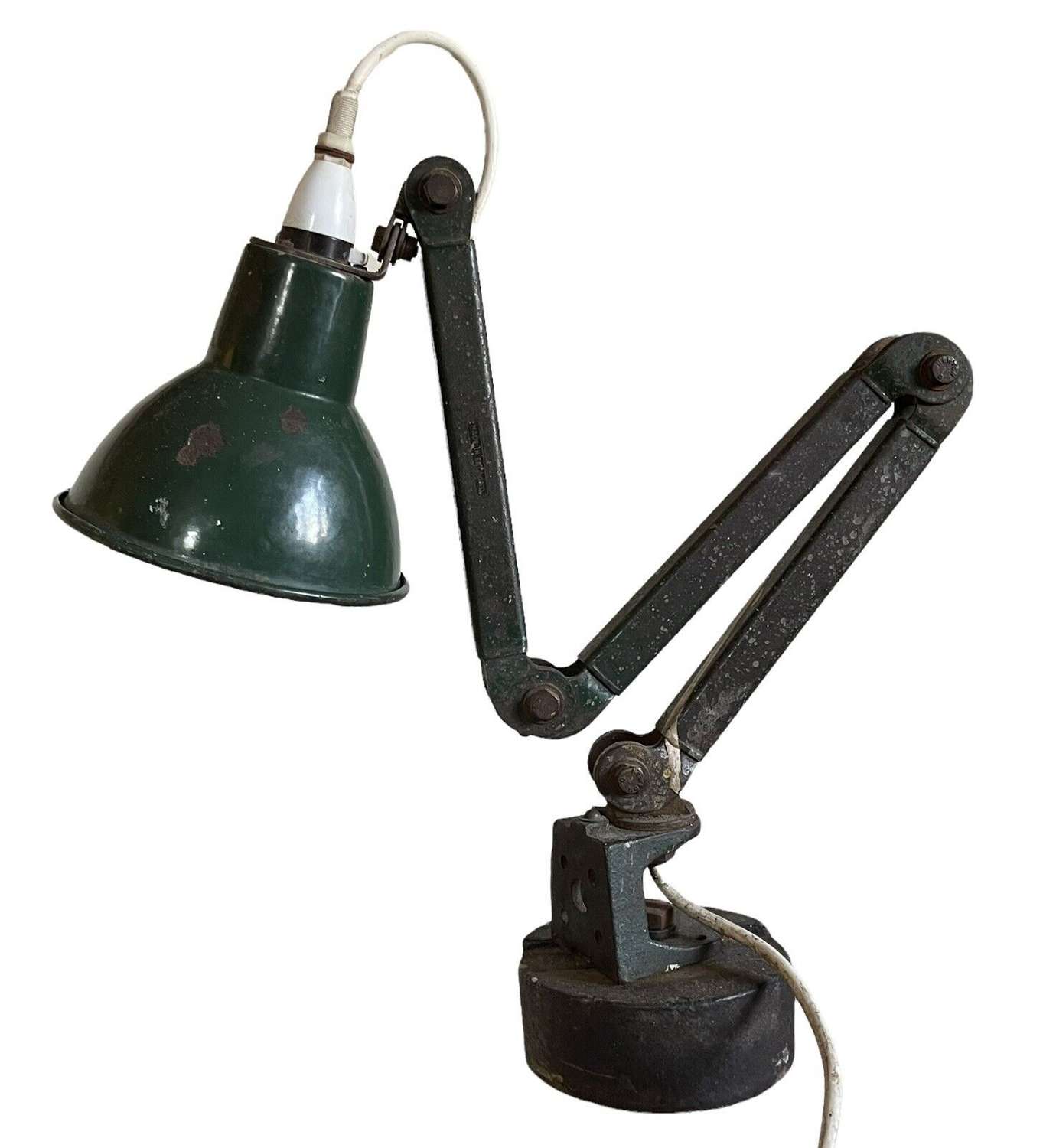 Vintage industrial EDL Anglepoise Machine Lamp Circa 1940's