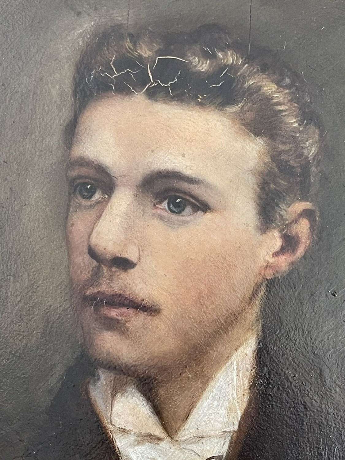19th Century portrait of a gentleman on panel