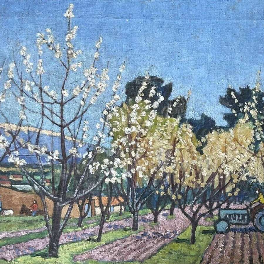 Spring blossom oil on canvas original painting