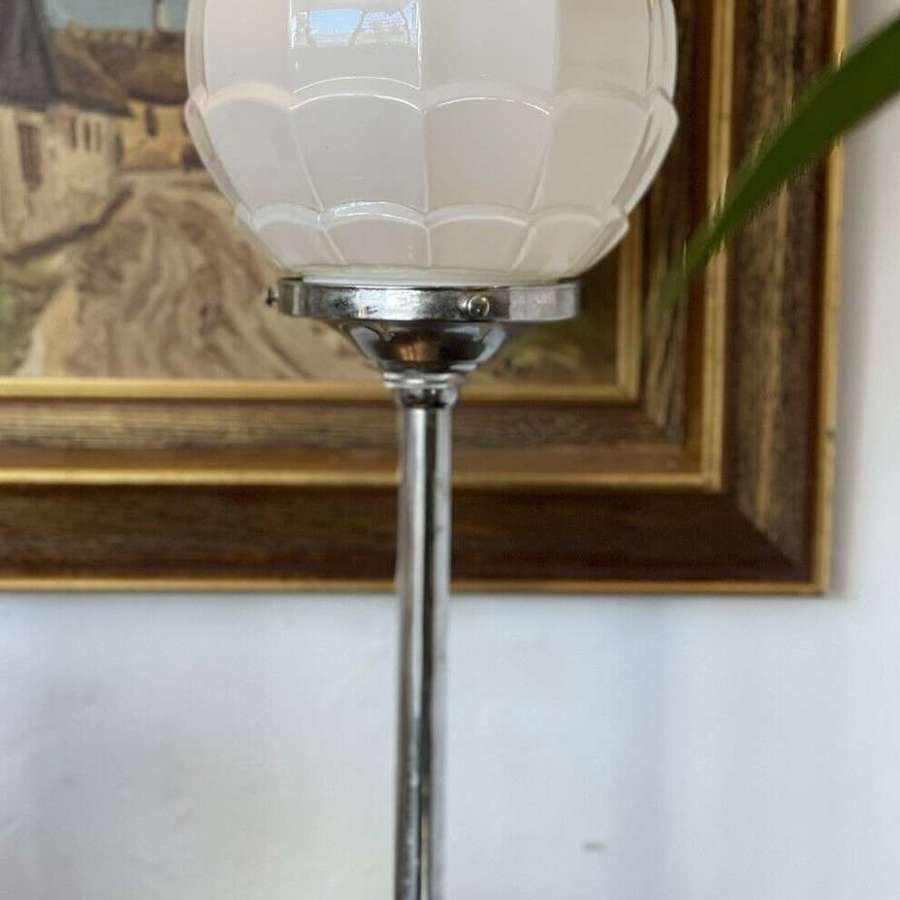 Art Deco chrome table lamp