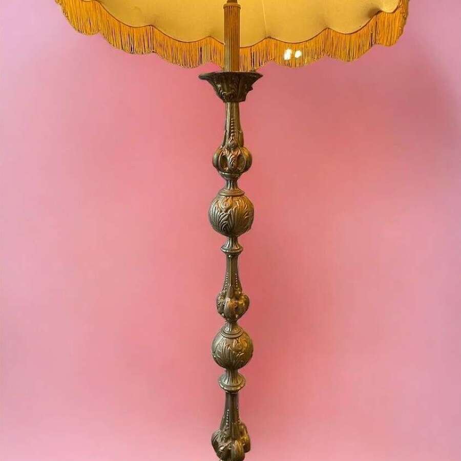 Vintage French Rococo standard lamp