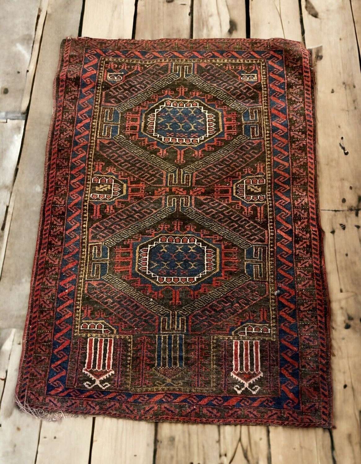 Antique Persian Baluch rug circa 1900
