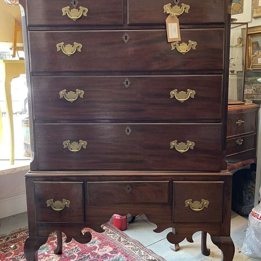 Georgian Chest Of Chest Of Drawers on stand Circa 1820.