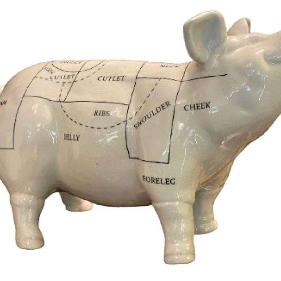 Ceramic butchers pig NEW
