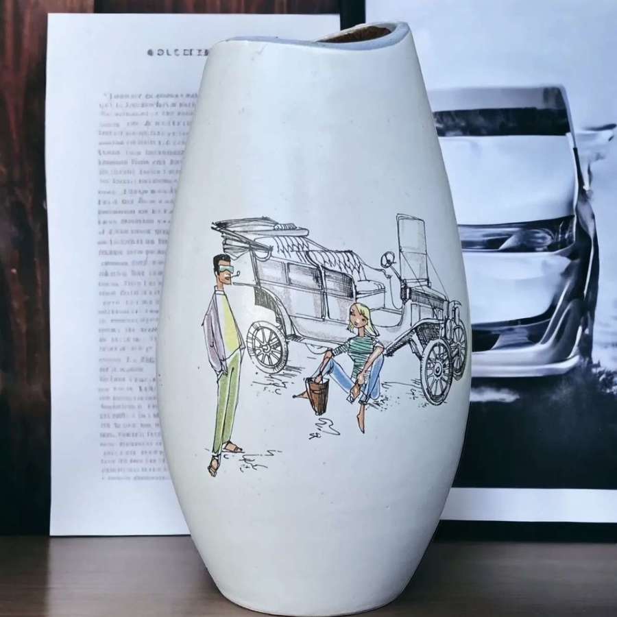 A vintage 50-60's JASBA KERAMIK vase