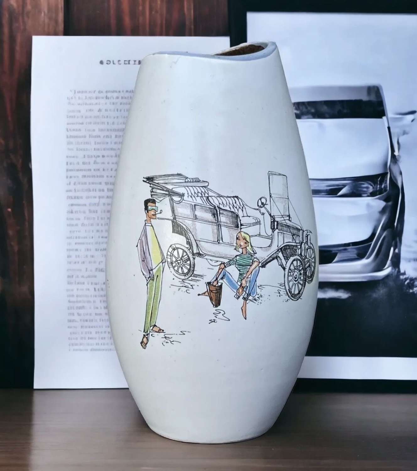 A vintage 50-60's JASBA KERAMIK vase