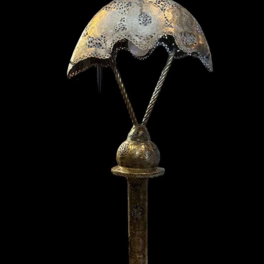 Antique Brass Middle Eastern table lamp