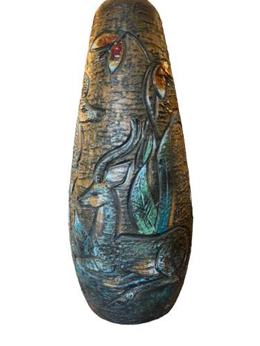 Vintage 1970’s Tilgmans pottery lamp base