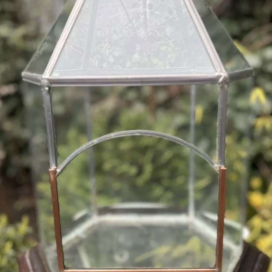 Vintage glass Terrarium
