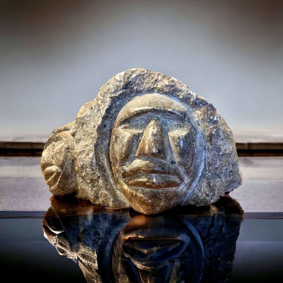 Vintage Inuit stone carving