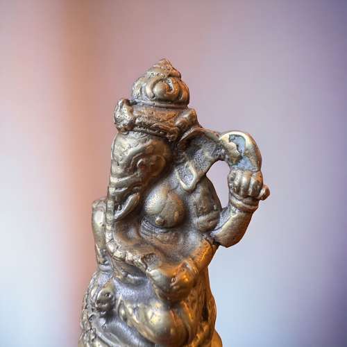 Mintaure brass figure of Ganesh