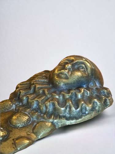 Antique clown  letter opener circa 1900