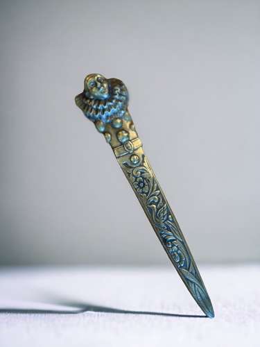 Antique clown letter opener circa 1900