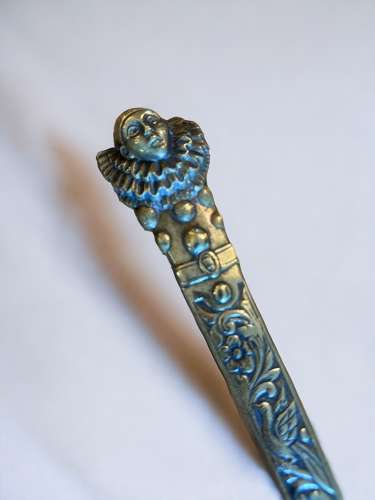 Antique clown letter opener circa 1900