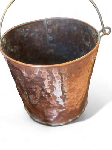 19th Century Dutch copper milk pail