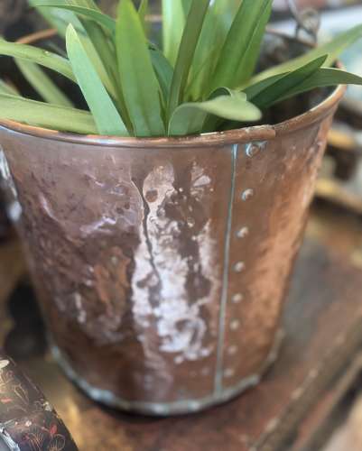 19th Century Dutch copper milk pail