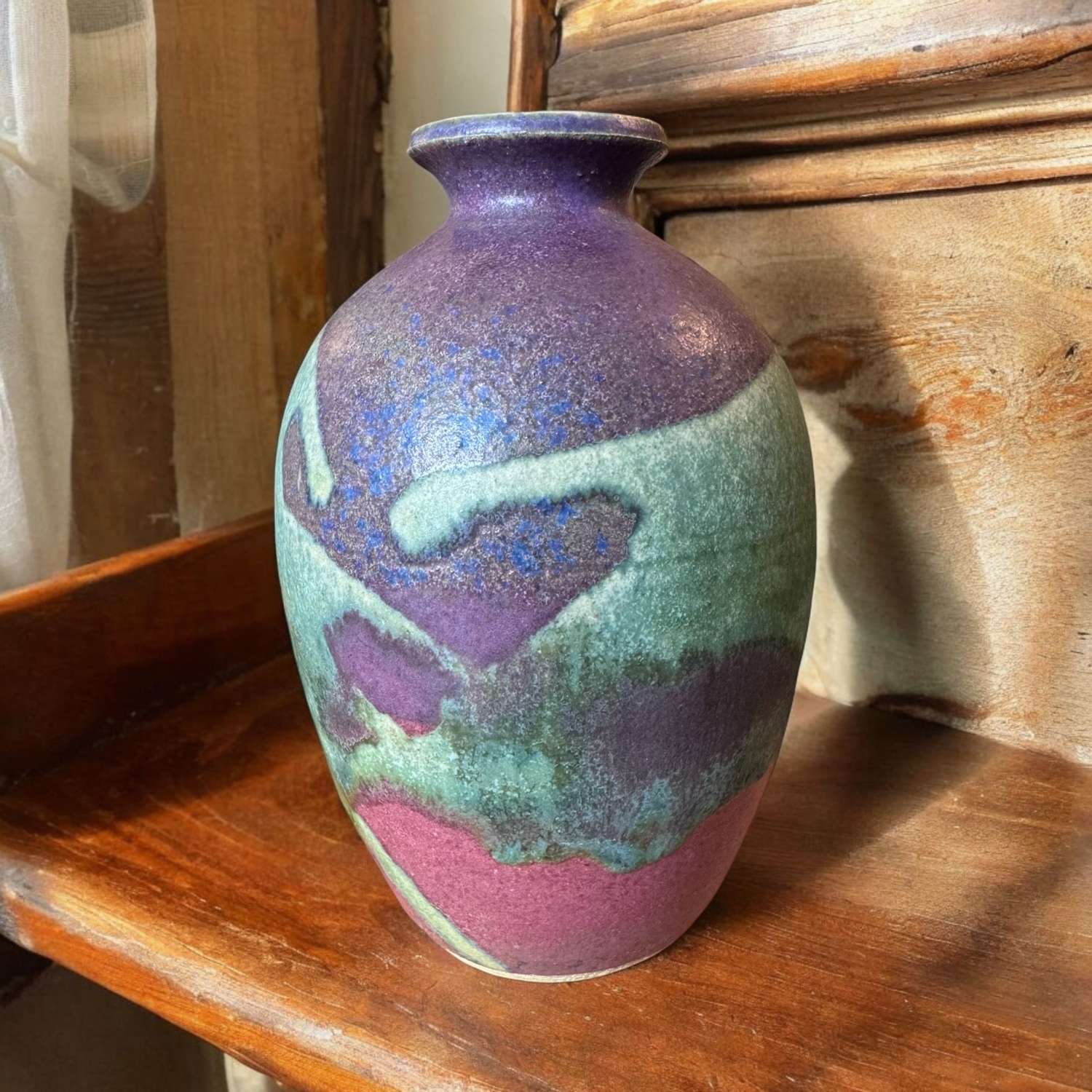 Vintage studio pottery vase