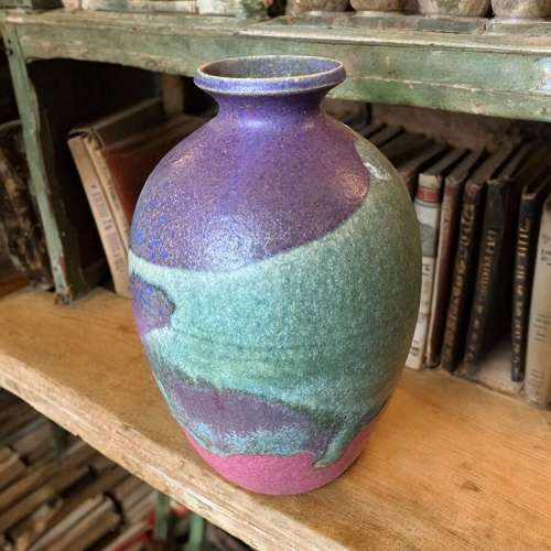 Vintage studio pottery vase