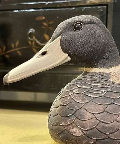 Vintage studio pottery Duck