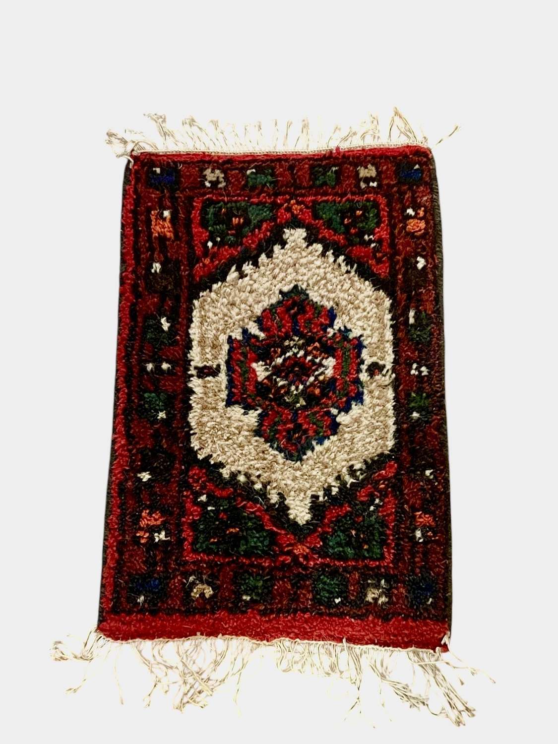 Vintage Hamadan Persian wool rug circa 1970