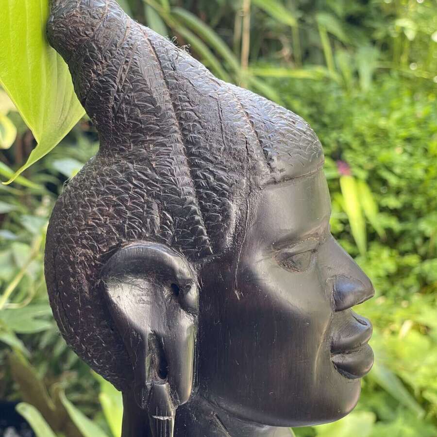 A set of three Tribal African hand carved figures