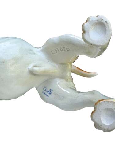 Vintage Goebel Porcelain Bulldog Figurine CH626 West Germany 18cm