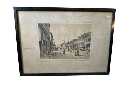 Set of 6 Antique Kingston Jamaica Engravings A Duperly 19th Century