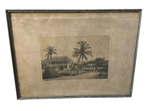 Set of 6 Antique Kingston Jamaica Engravings A Duperly 19th Century