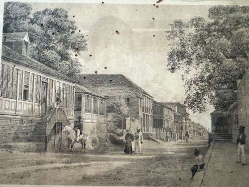 Set of 6 Antique Kingston Jamaica Engravings A Duperly 19th Century