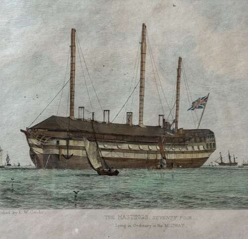 HMS Hastings, Seventy-FourLying in Ordinary in the Medway