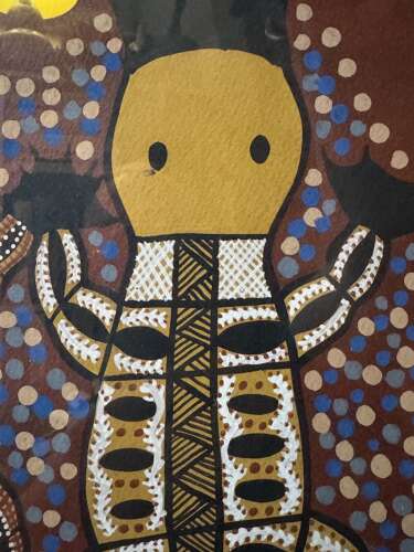 Shirley Shindley ‘Platypus’ Kuku Yalanji Aboriginal Painting Australia