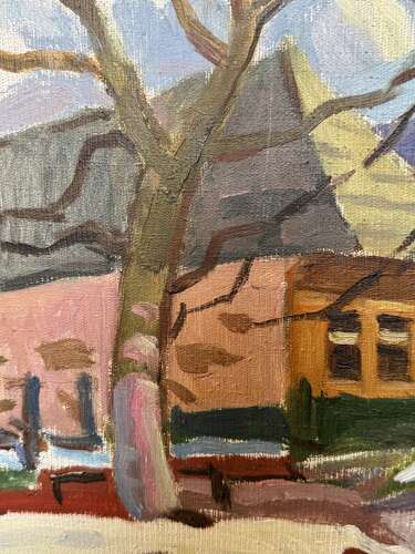 Gavriil Gluck Ukrainian Soviet Oil Painting Spring Is Coming 70 x 60cm